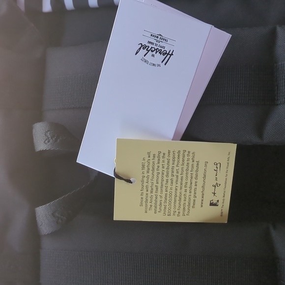 Herschel Supply Co Little America Banana 25L Drawstring Laptop Stripe Backpack - Picture 9 of 9